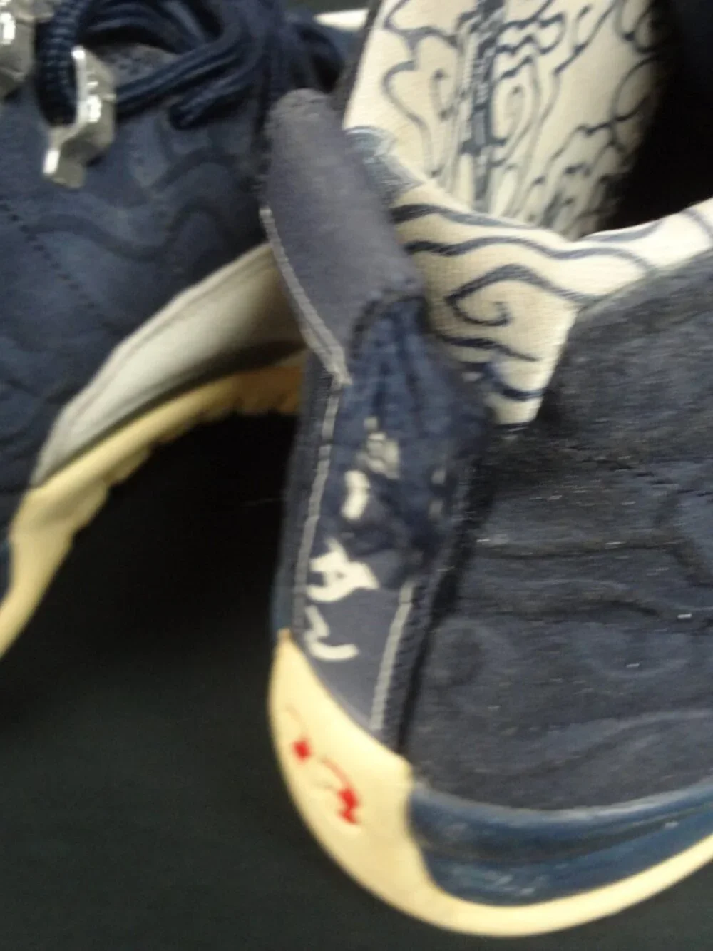 AIR JORDAN 12 RETRO INTERNATIONAL FLIGHT NAVY SAIL SNEAKERS BV8016-445 MENS 12